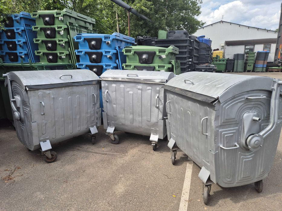 Контейнер Б/У для мусора 1100 евроконтейнер, мусорный бак для ТПВ урна