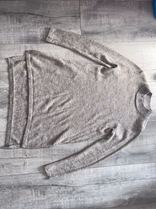 H&M sweter długi kimono S z rozcięciami