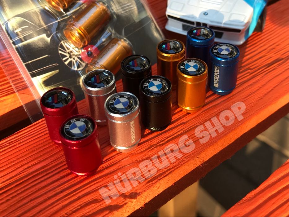 Металлические колпачки на ниппеля BMW M Motorposts БМВ F10 F15 F30 G30