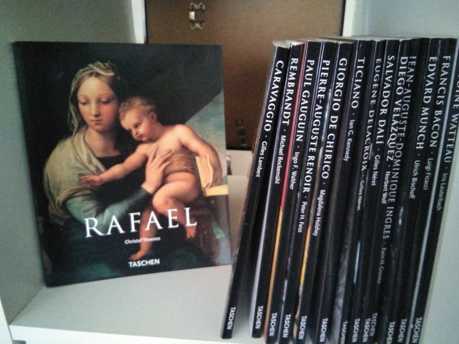 Colecção de Livros de pintores de quadros.