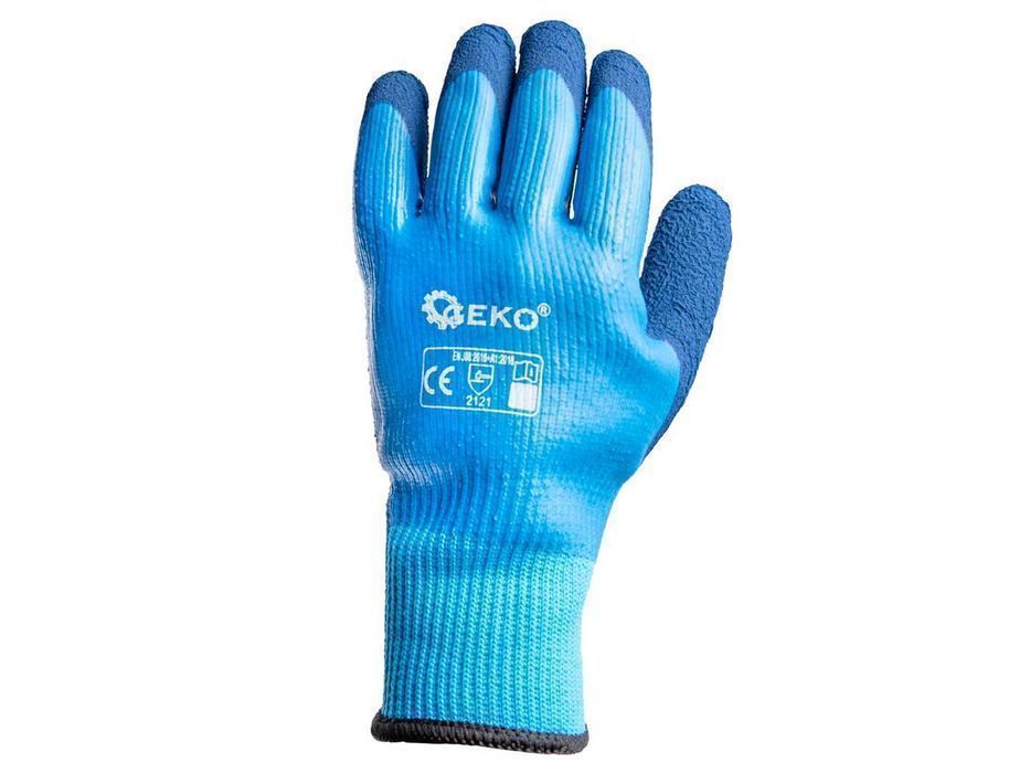 12 par Rękawice robocze wodoodporne ocieplane rozmiar 9 jersey–lateks