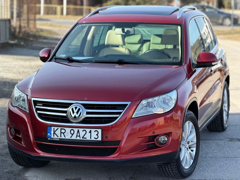 Volkswagen Tiguan / Automat / 4x4 / Skóra / Nowy rozrząd FV / Xenon / Drugi komplet opon