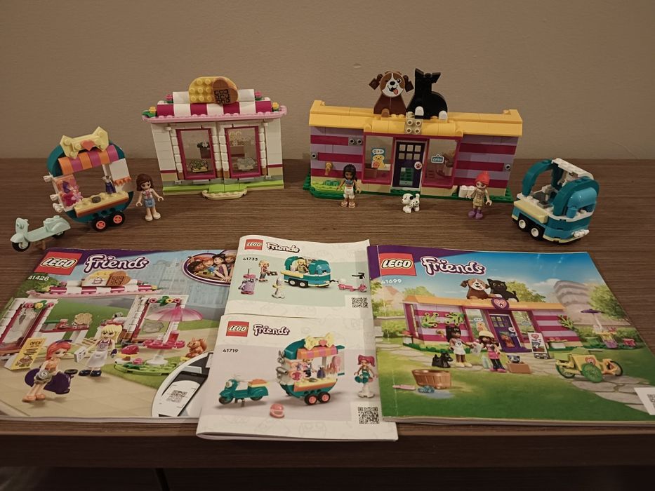LEGO friends zestawy 41699, 41733, 41719, 41426