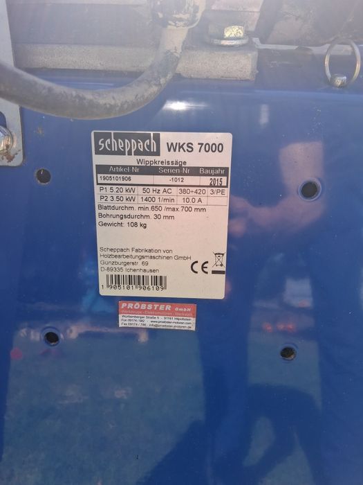Piła wahadłowa Scheppach