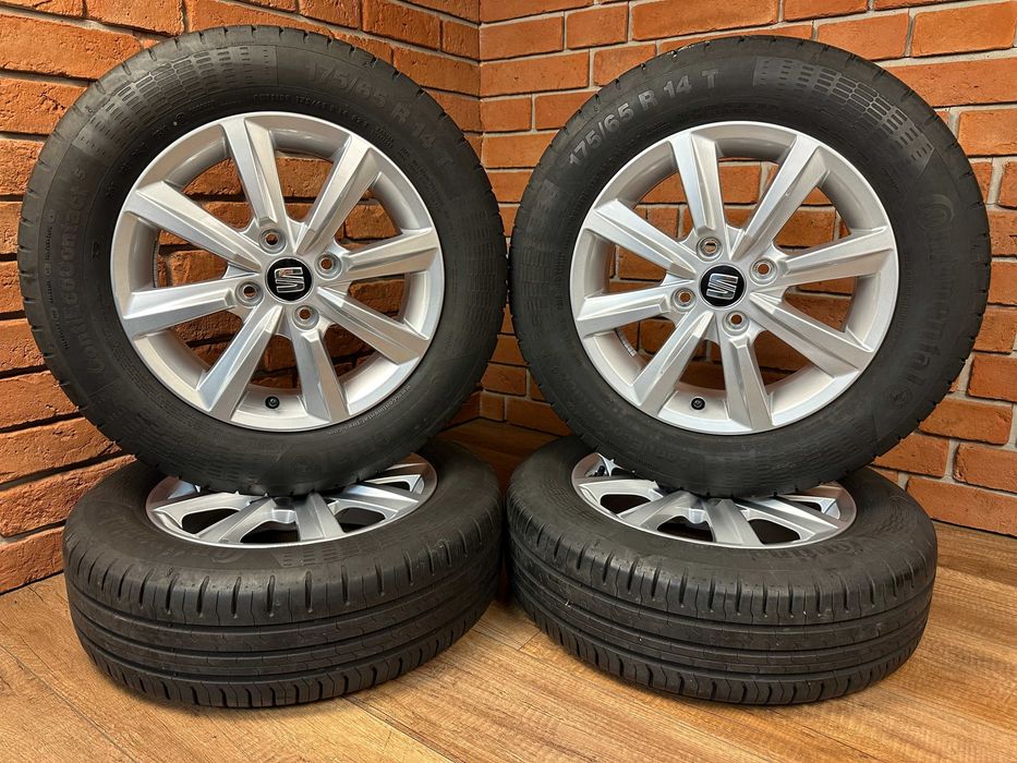 Koła Felgi 14 4x100 Seat Mii Skoda Citigo Vw UP Letnie Oryginał