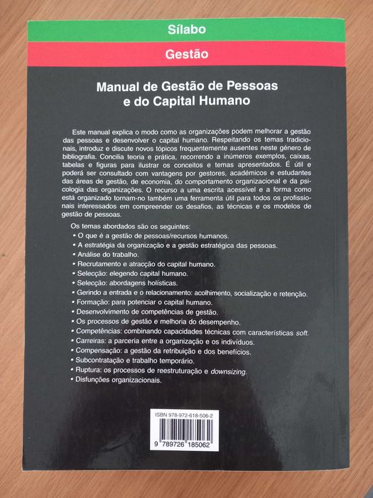 Manual de Gestão de Pessoas e do Capital Humano