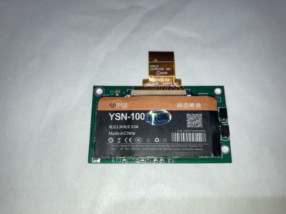 SSD диск 64 Gb до iPod classic 5#6#7