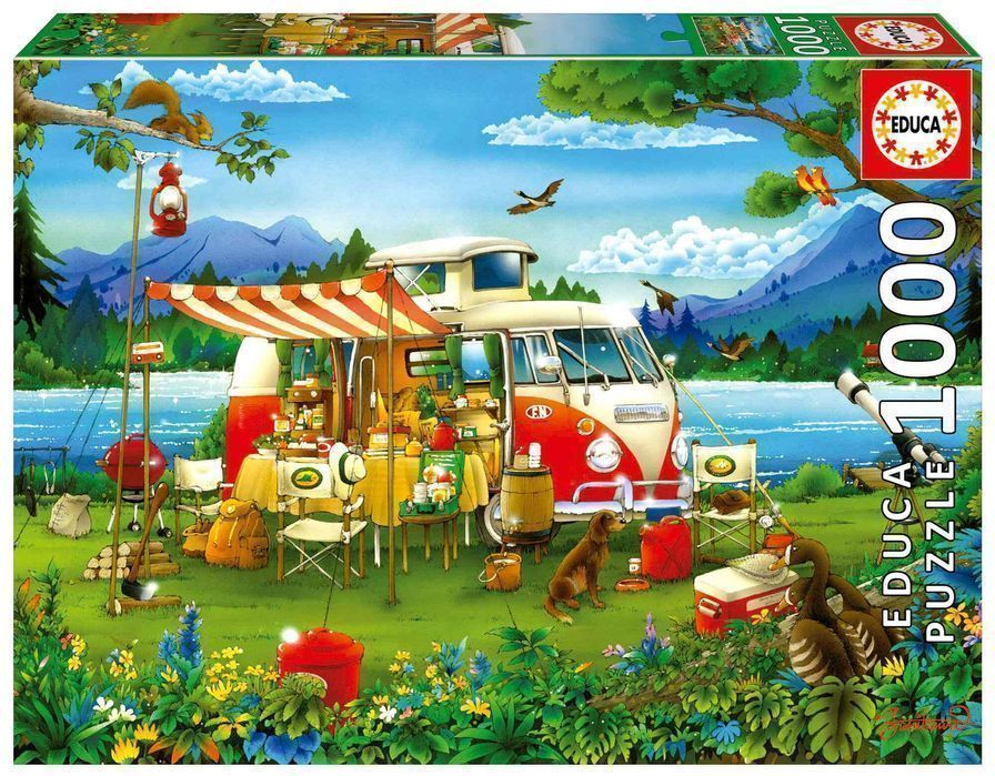 Puzzle Wakacje Z Kamperem Educa 1000El