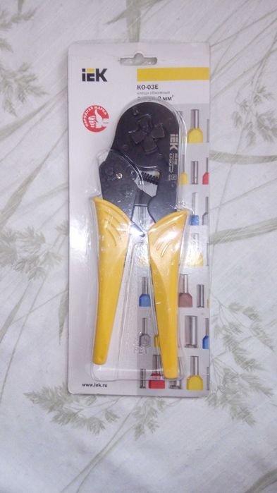 Кліщі обтискні КО-03E 6.0-16 мм² ІЄК (квадрат)