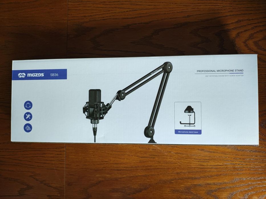 Mikrofon Mozos MKIT-900PRO i statyw SB36
