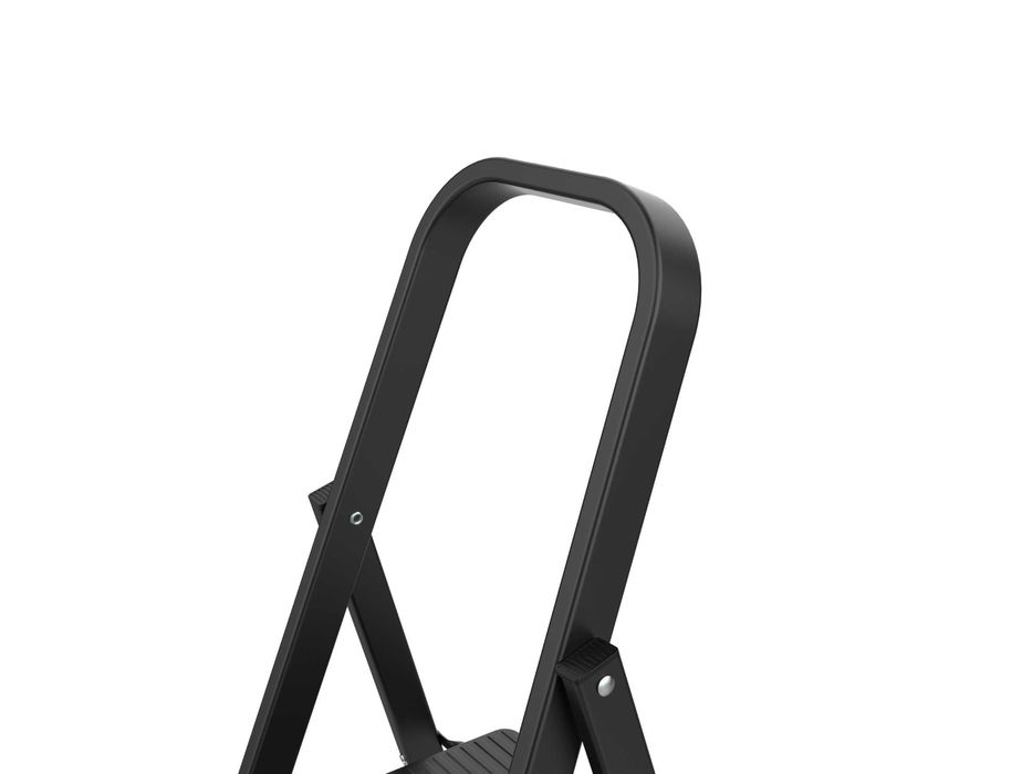 Drabina aluminiowa stalowa domowa HIGHER 7 stopni 150 kg MOCNA