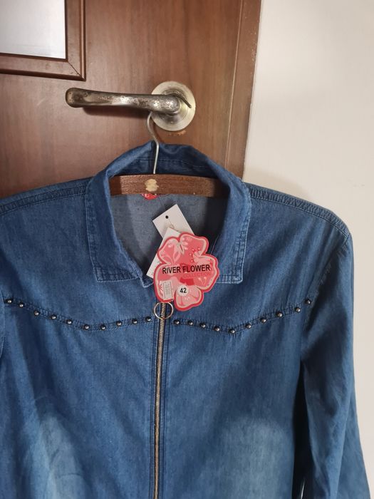 Sukienka w kolorze jeans