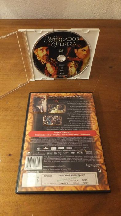 The Merchant Of Venice (O Mercador De Veneza) [2004] • DVD