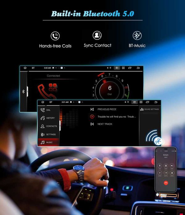 Auto-rádio 2 din Android 14 12.3" Mercedes Classe C V  GLC  W205