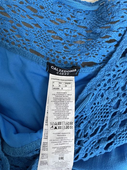 Krótkie letnie spodenki Calzedonia niebieskie S/36