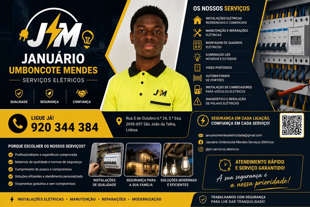 Professional Electrician in Lisbon | Repairs, Installations, and Faults