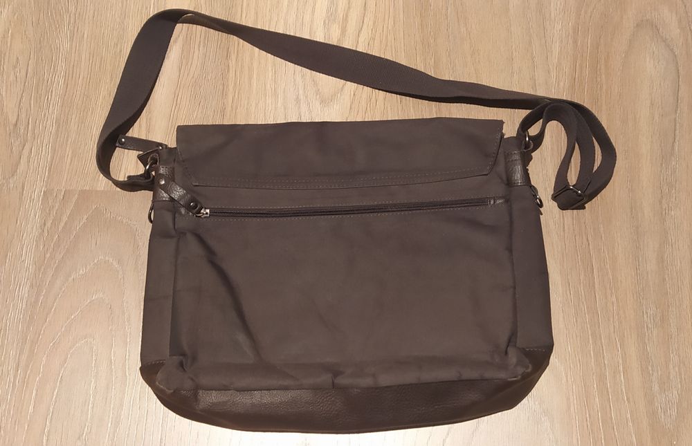 Torba na laptopa, brązowa