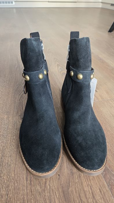 Kozaki skórzane botki roz. 36