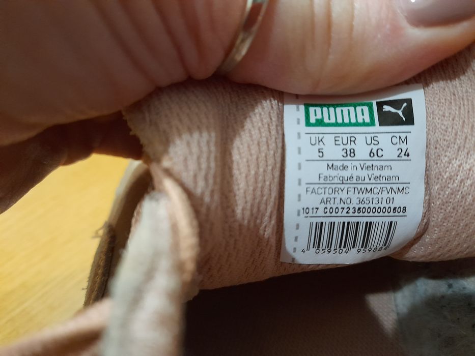 Женские кроссовки Puma Suede Platform Speckled, 38( 24 см)

Источник