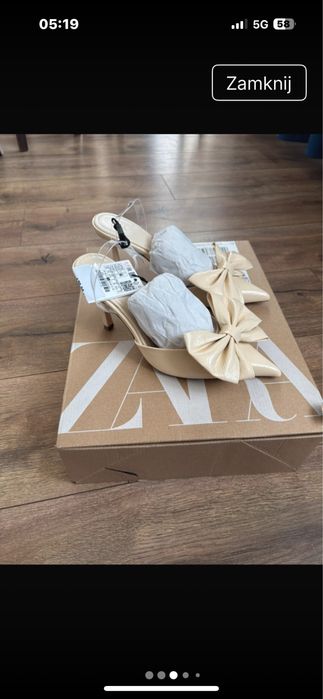 Szpilki Zara 38 nowe