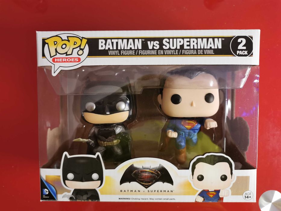 Funko Pop Batman vs Superman Metallic 2Pack