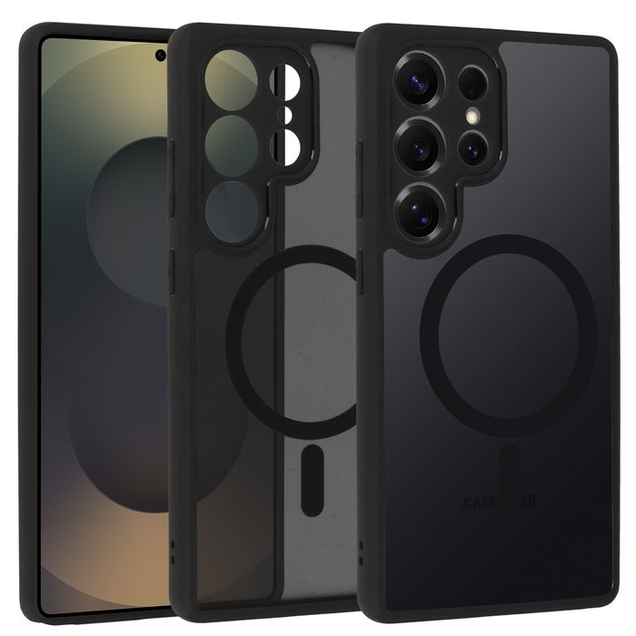 Full Matte Mag Cover do Samsung Galaxy S25 Ultra czarny