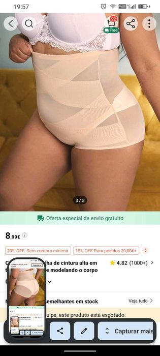 Vendo cintas modelagem de corpo