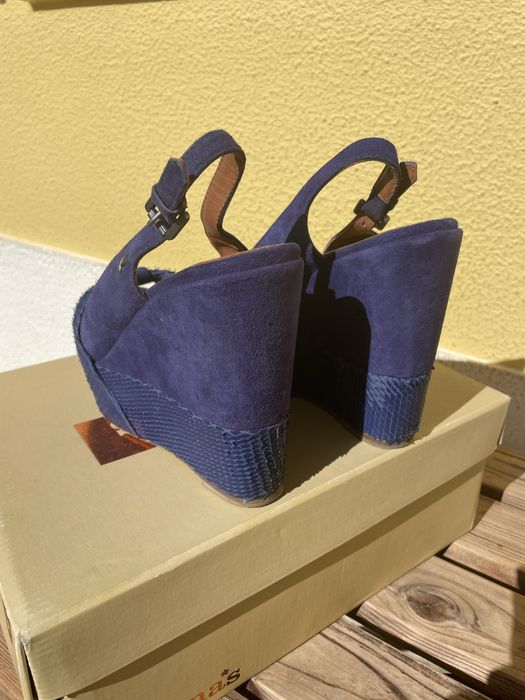 Sandalias Cubanas azuis