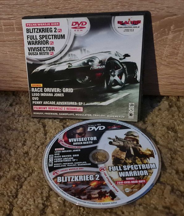 BLITZKRIEG 2 / Full Spectrum Warrior / VIVISECTOR  / BDB+ / PL