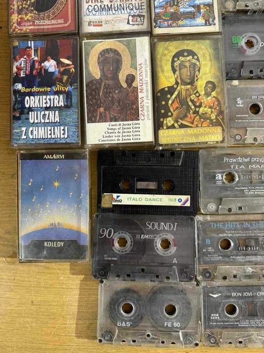 Kasety magnetofonowe – unikatowa kolekcja ok. 29 sztuk