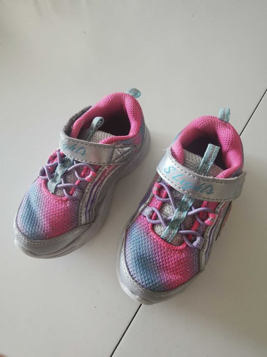 Skechers buty świecące r. 23 dziewczęce