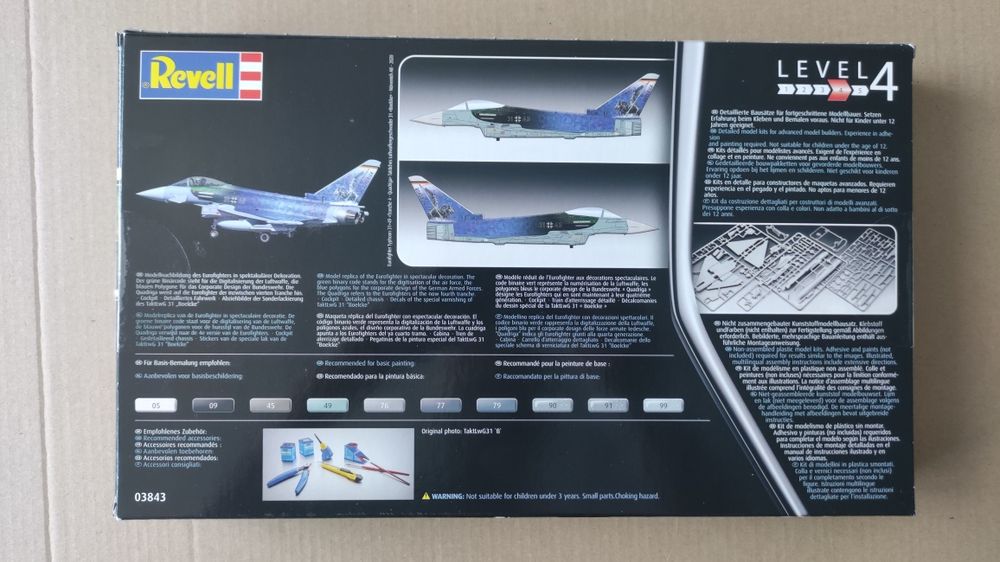 Сборная модель самолета 1:72 Eurofighter EF-2000 Luftwaffe Revell
