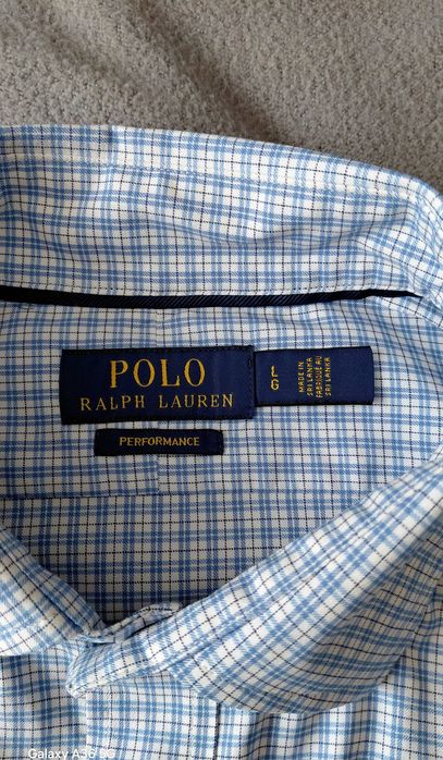 Męska piękna koszula Ralph Lauren.