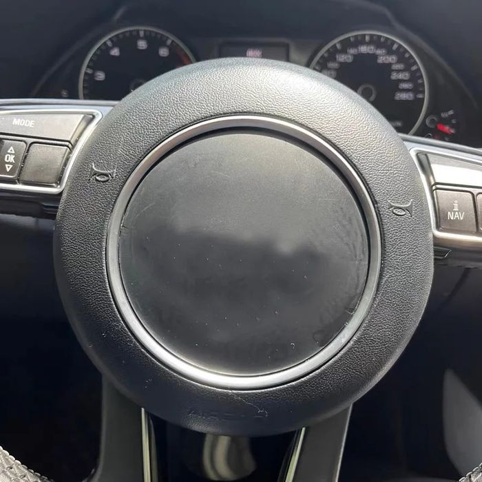 Aro moldura do volante mais emblema Audi A3 A4 A5 Q3 Q5