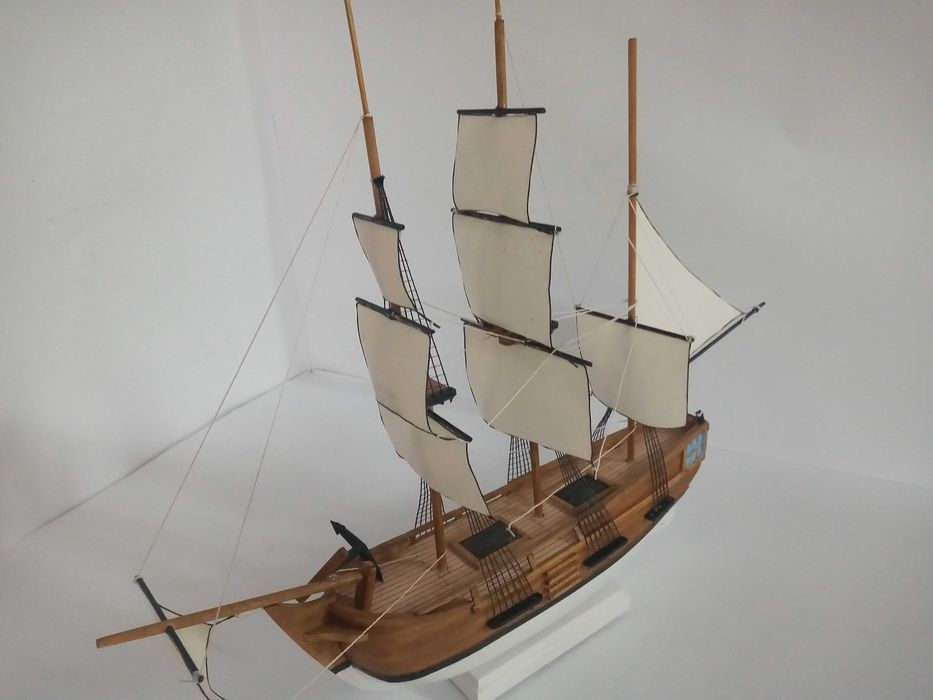 Drewniany model żaglowca FREGATA super jakość!!!