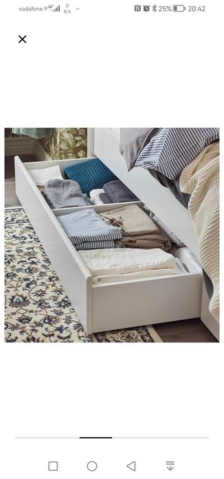 Gavetas cama ikea