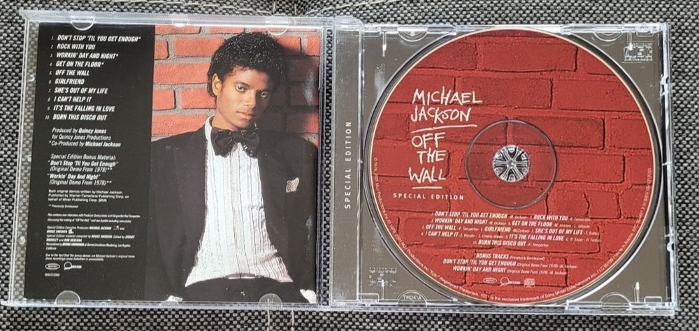 Michael Jackson Off The Wall Special Edition CD Slipcase