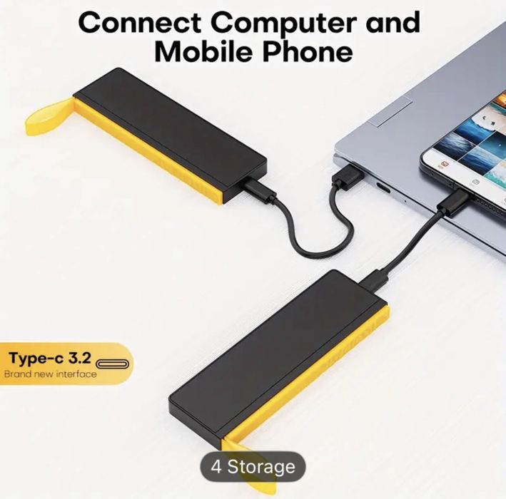 KODAK X106 External SSD USB 3.2 500Mb/s Portable SSD 1TB  нові, пломби