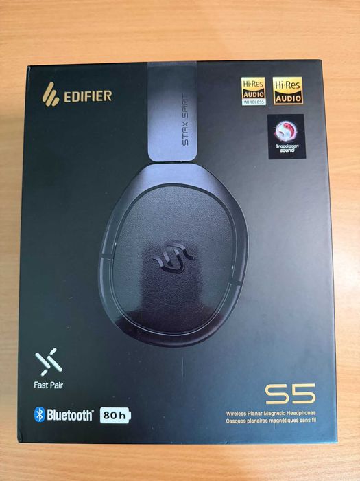 Słuchawki planarne Edifier STAX Spirit S5 | Stan IDEALNY | Jak nowe | Gwarancja