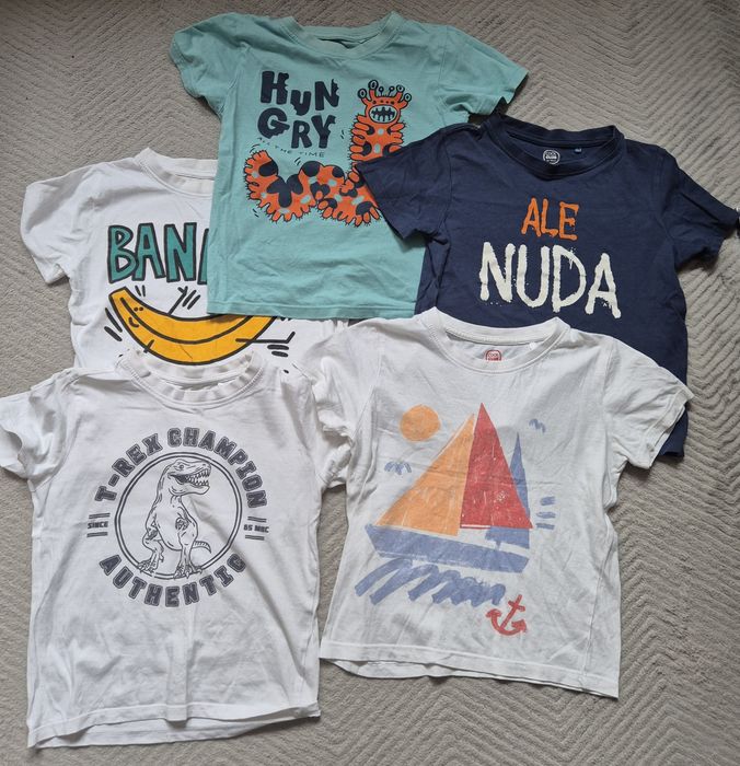 Zestaw ubrań dla chlopca 110 H&M