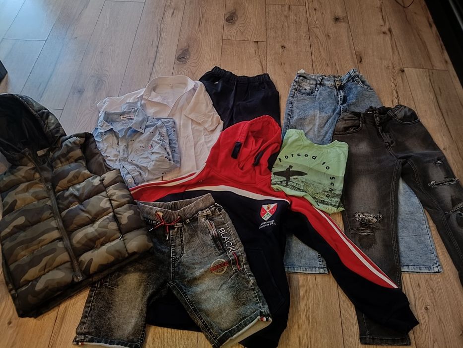 Ubrania chłopięce r 140