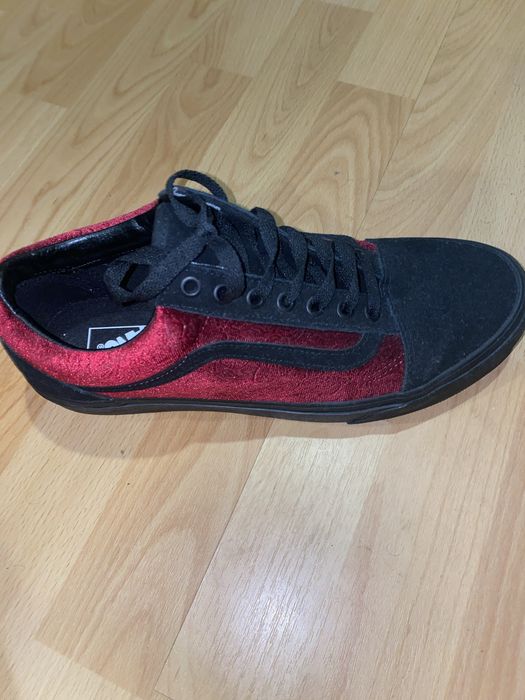 Vans vermelho em camurça