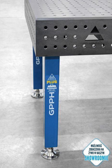 Stół Spawalniczy GPPH PLUS 1500x1000 fi16 mm 50x50 mm