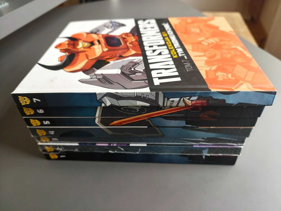 Komiksy Transformers Kolekcja G1 tomy 1-7