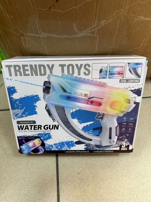 Pistolet na Wodę Elektryczny Shark MK z Efektami LED Akumulatorowy 3+