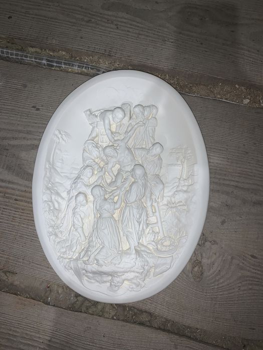 Барельєф Зняття з хреста гипс