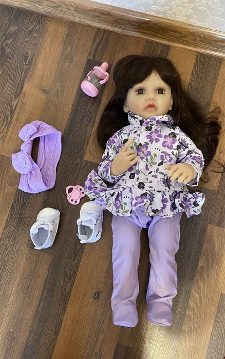 Лялька реборн реалістична нова 55см вініл кукла анатомічна