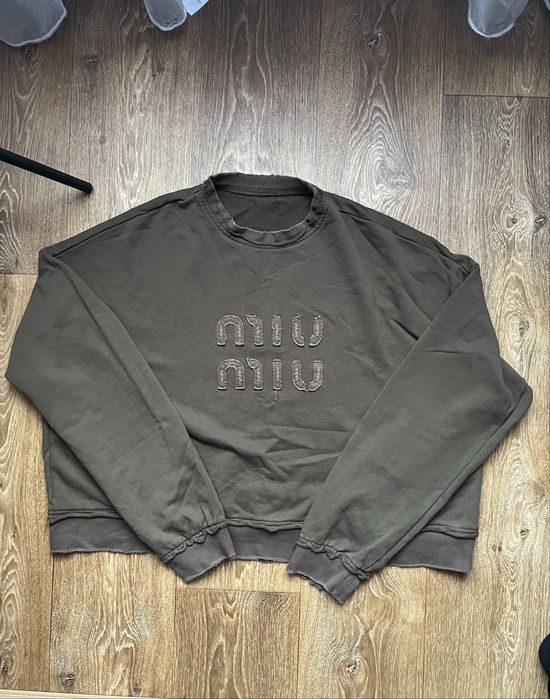 Женский свитшот Miu miu оригинал