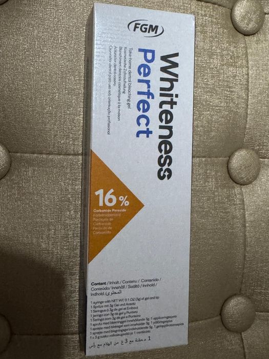 Branqueamento Dentário FGM
Whiteness Perfect 16%
Profissional