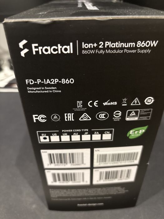 Fonte Fractal Ion+ 2 Platinum 860W